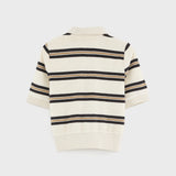 Crixus Sweatshirt - Ecru Stripe