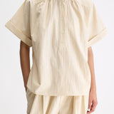 Pear61 Blouse - Ecru Stripe