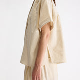 Pear61 Blouse - Ecru Stripe