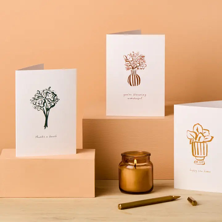 Floral Thank you Card
