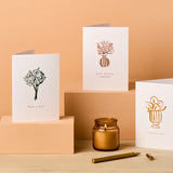 Floral Thank you Card