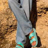 Rio De Janeiro Sandals - Aqua