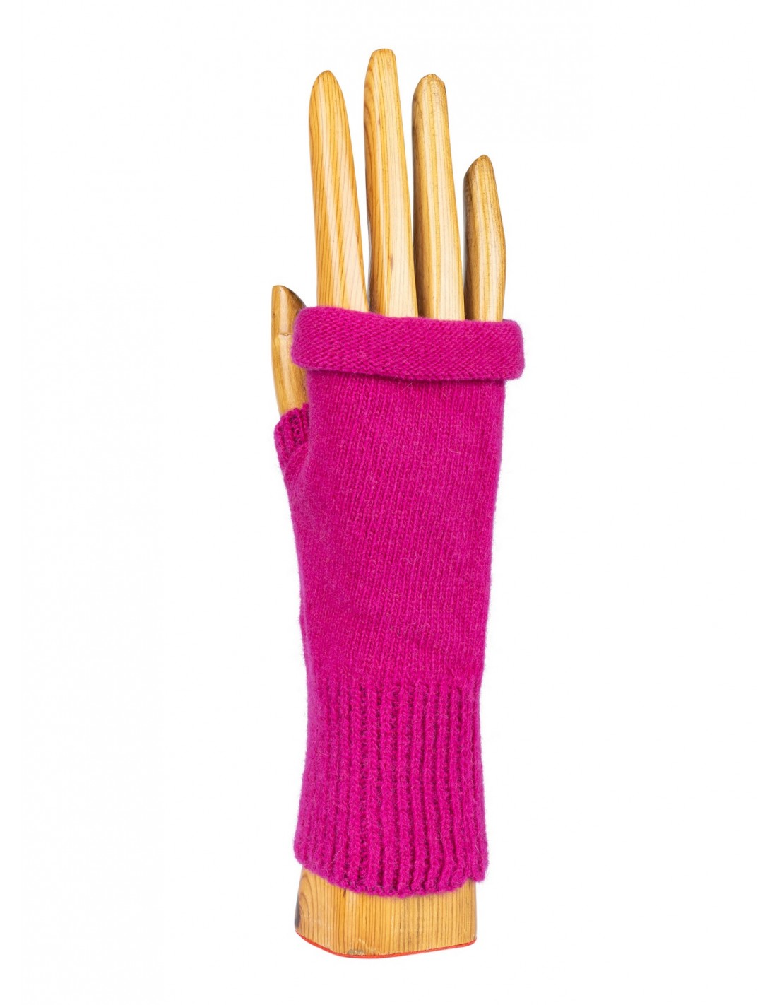Santacana Fingerless Mittens - Magenta
