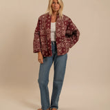 Chicago 4 Jacket - Burgundy