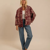 Chicago 4 Jacket - Burgundy