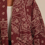 Chicago 4 Jacket - Burgundy