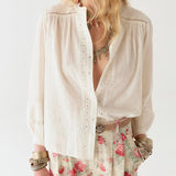 Colette Blouse - Mosaique Ivory