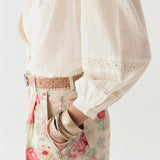 Colette Blouse - Mosaique Ivory
