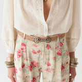Colette Blouse - Mosaique Ivory
