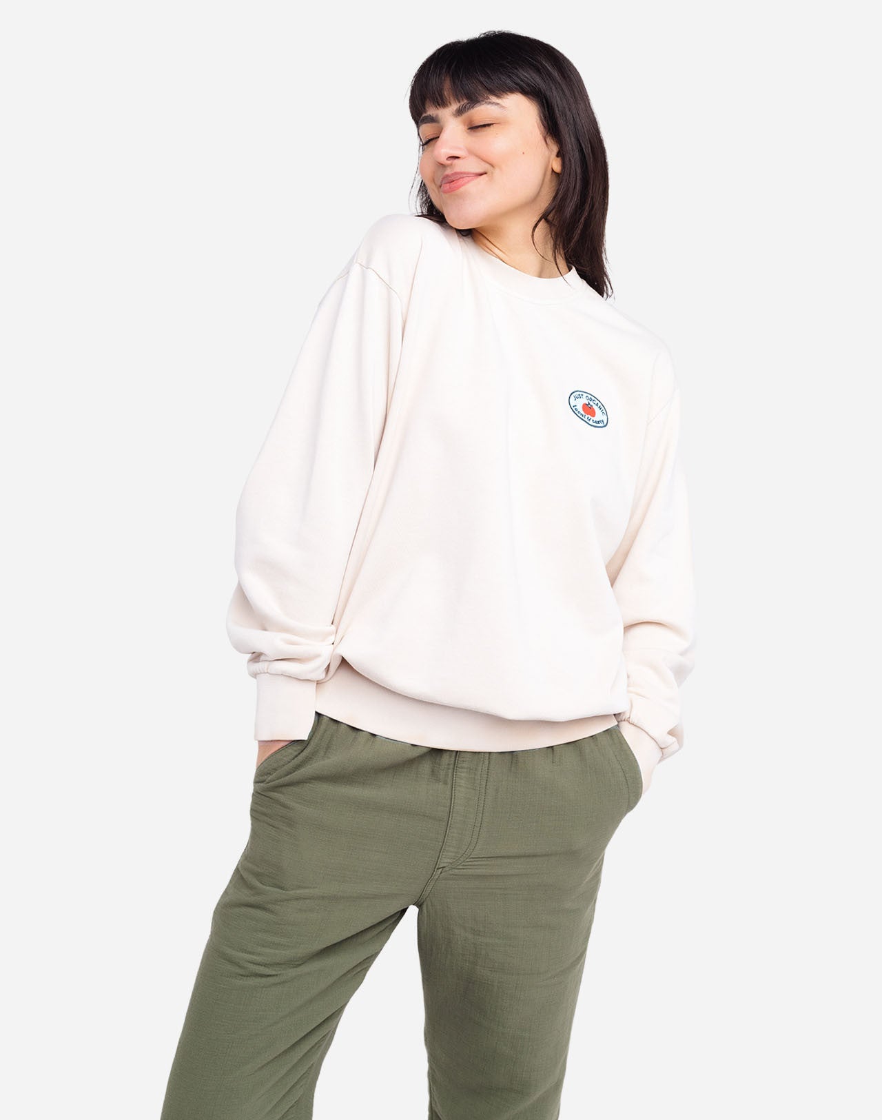 Lunch Times Sweatshirt - Cream