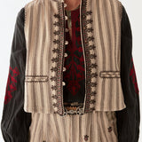 Dalia Waistcoat - Sahara Dune