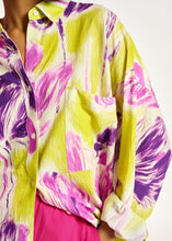 Load image into Gallery viewer, Essentiel Antwerp Damethyst Shirt - Yellow/Purple
