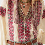 Dion Blouse - Red Wine