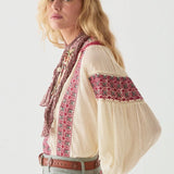 Dion Blouse - Red Wine