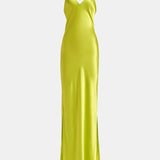 Divergent Dress - Lime Green