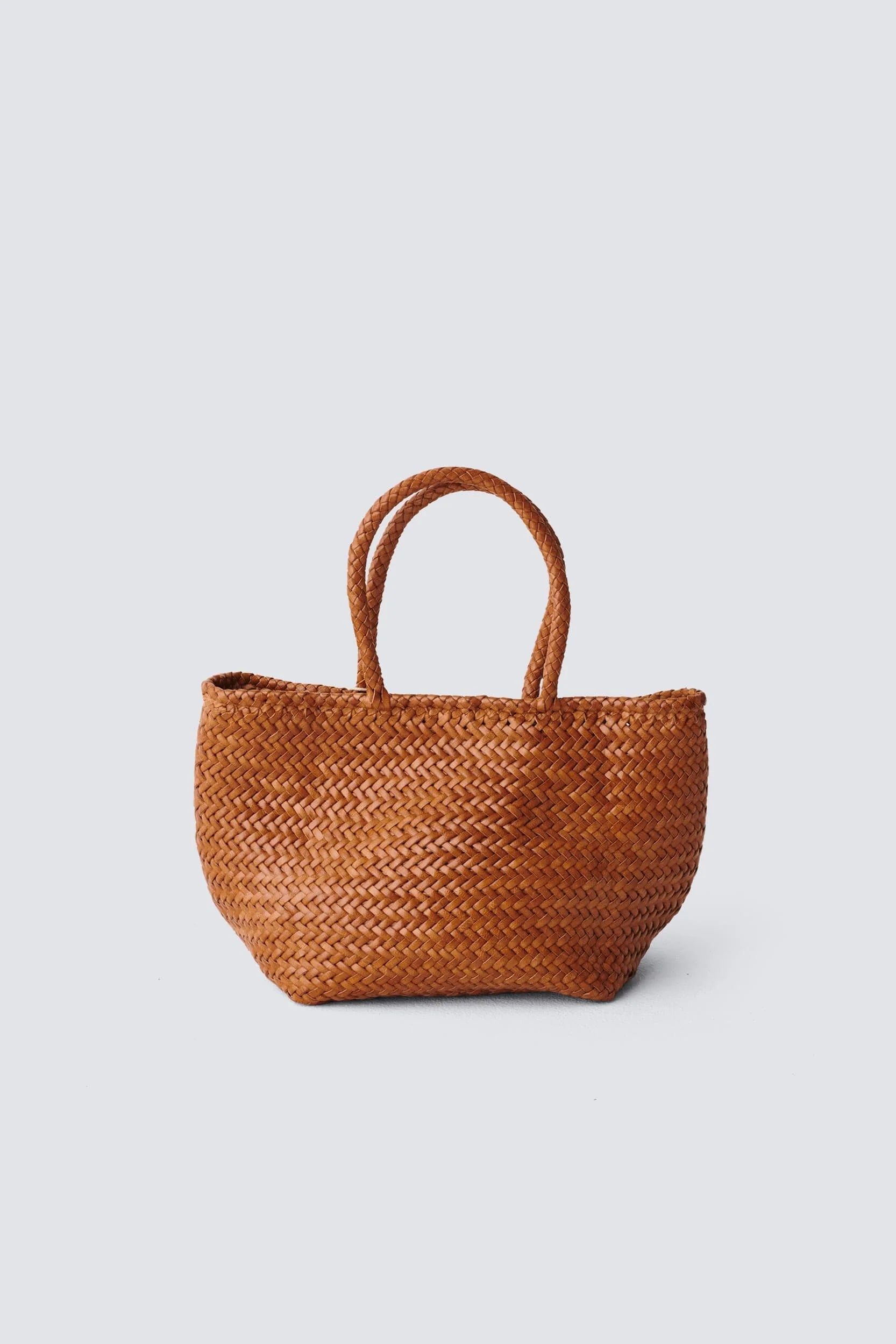 Grace Basket Small Bag - Tan