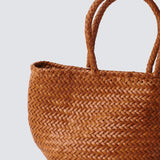 Grace Basket Small Bag - Tan