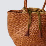 Grace Basket Small Bag - Tan