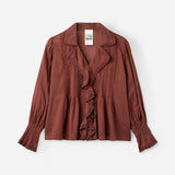 Galia Blouse - Russet Brown