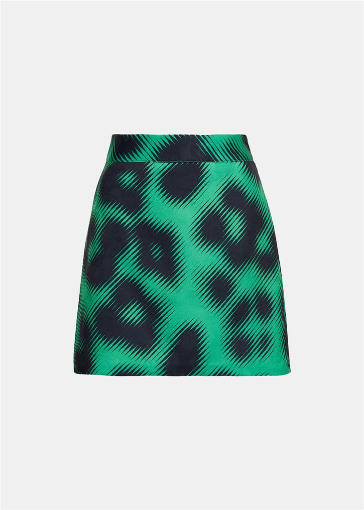 Essentiel Antwerp Edany Skirt - Green/Black