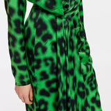 Elisha Dress - Green/Black