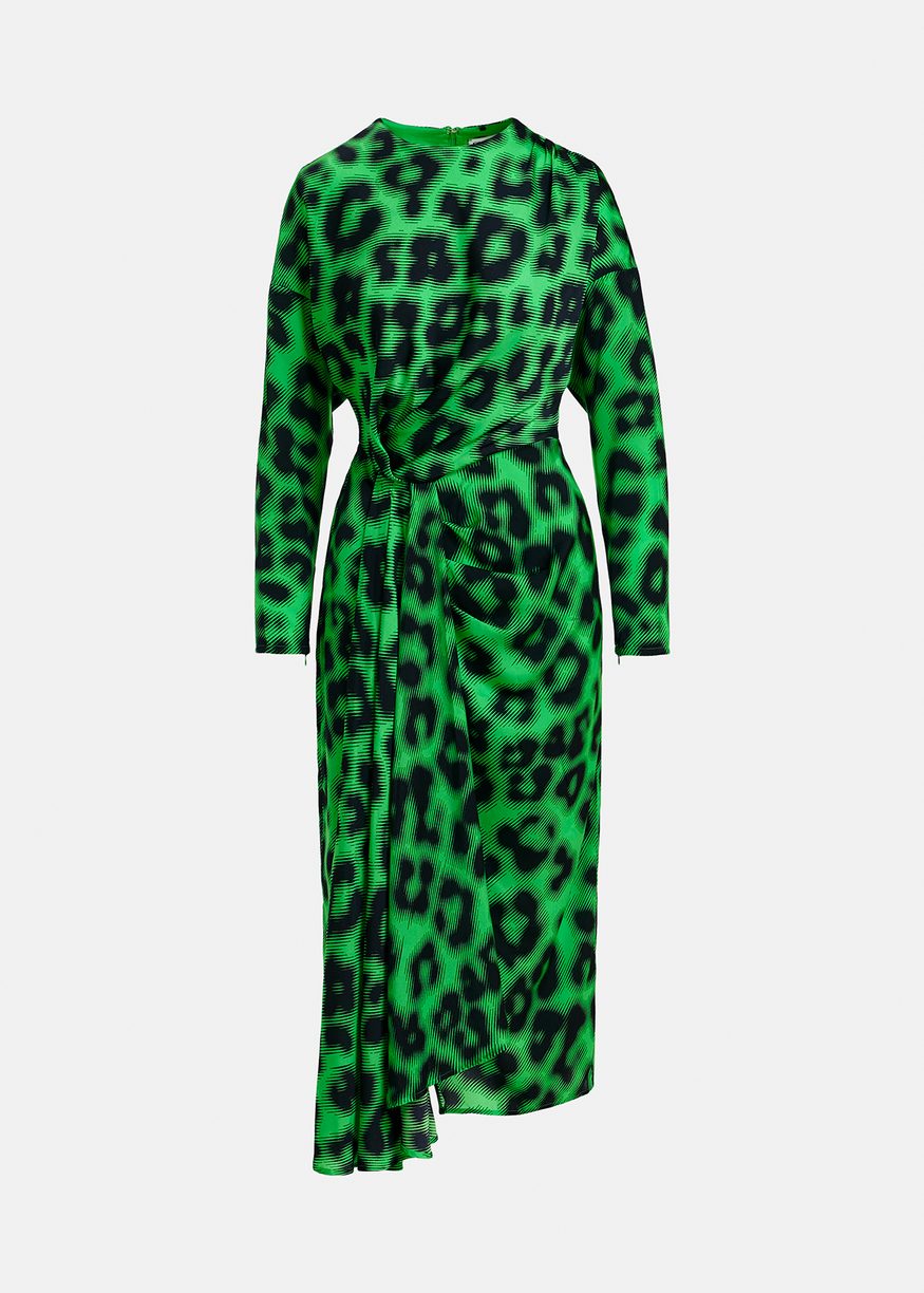 Essentiel Antwerp Elisha Dress - Green/Black