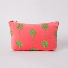 Load image into Gallery viewer, Elizabeth Scarlett Summer Palm Everyday Pouch - Coral
