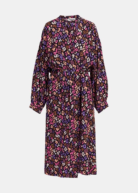 Elouise Dress - Black/Pink