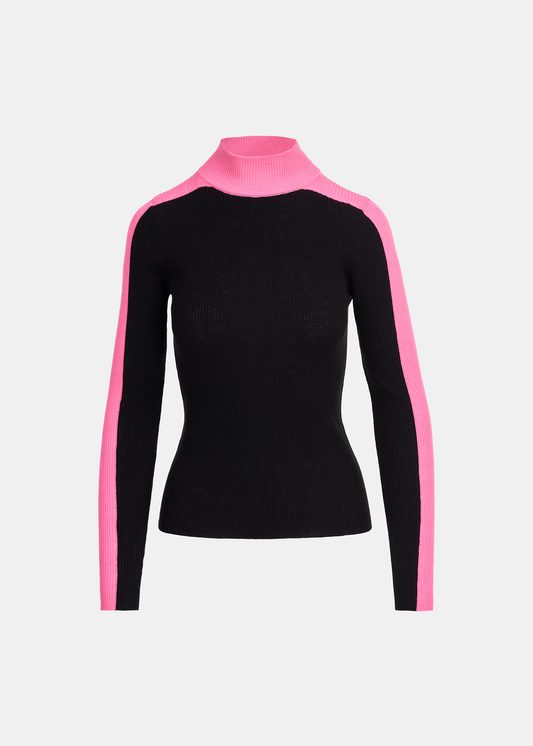 Essentiel Estoy Sweater - Black/Pink
