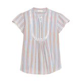 Freya Top - Pastel Stripe