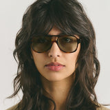 Gelo Sunglasses - Tortoise Green