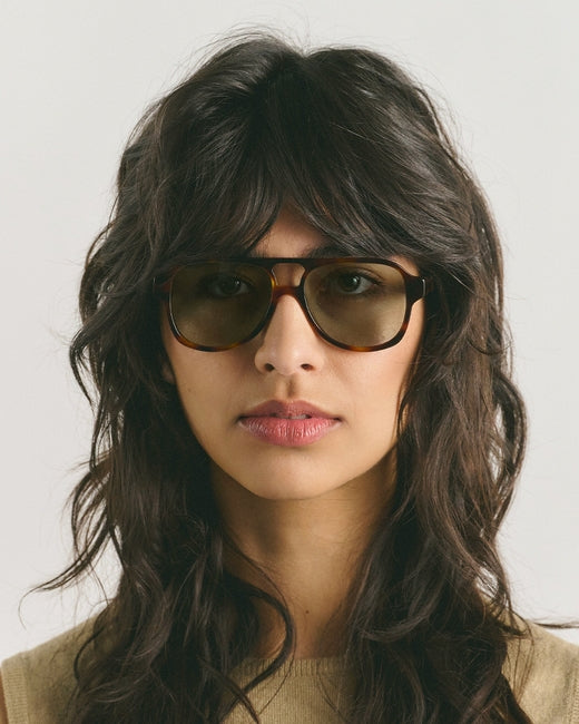 Gelo Sunglasses - Tortoise Green