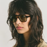 Gelo Sunglasses - Tortoise Green