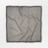 Rosea Square Siw Scarf - Navy Blazer
