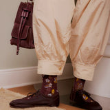 Fiora Cotta Sock - Maroon Brown