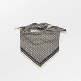Rosea Square Siw Scarf - Navy Blazer