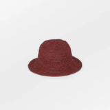 Solid Saverina Straw Hat - Arabian Spice