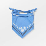 Bloom Siw Scarf - Azure Blue