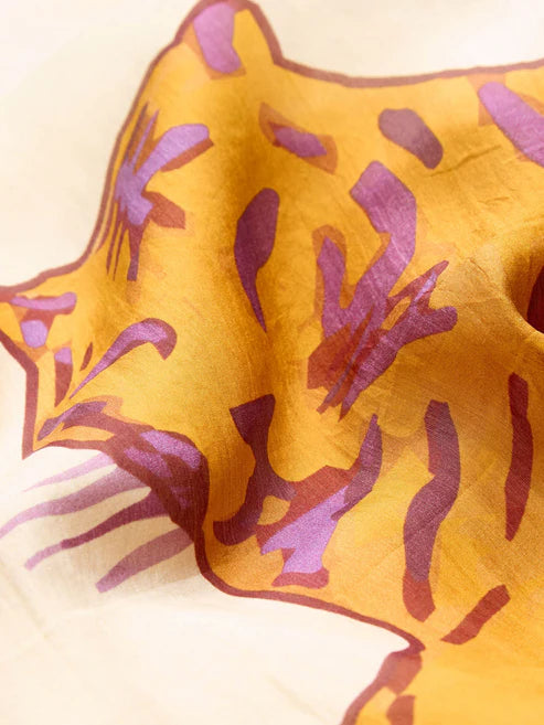 Tigarea Tabby Sia Scarf - Birch White