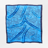 Stencia Tulip Sia Scarf - Azure Blue