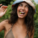 Polka Dot Bel Bikini Top - Dark Olive