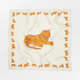 Tigarea Tabby Sia Scarf - Birch White