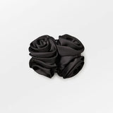 Rosia Flower Hair Claw - Black