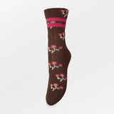 Flotile Cotta Sock - Chocolate Brown