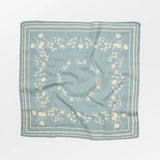 Vilde Cotta Scarf - Silver Blue