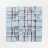 Grid Cowea Scarf - Skyward Blue
