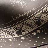 Dotted Flora Sia Scarf - Hot Fudge Brown
