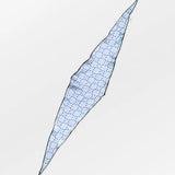 Starlia Grid Diamond Scarf - Skyward Blue