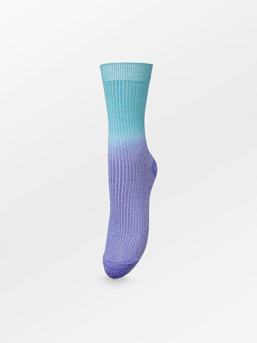 Beck Sondergaard Gradiant Glitter Socks 2 Pack - Blue/Fuchsia