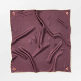 Flotile Stitch Sia Scarf - Maroon Brown